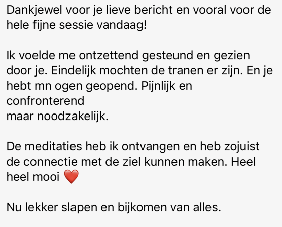 Review miskraambegeleiding Amsterdam gegeven door Gina Spierenburg van Inge